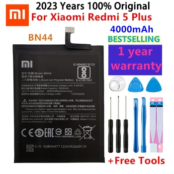100% Pôvodný Xiao mi BN44 Batérie 4000mAh Pre Xiao Redmi 5 Plus Red mi 5Plus Vysokej Kvality Telefón Náhradné Batérie