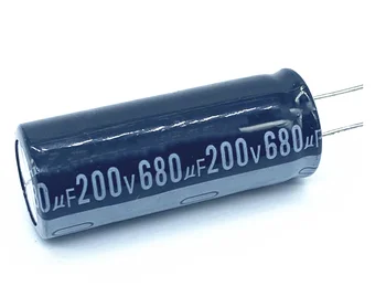 10pcs/veľa 680UF 200v 680UF hliníkové elektrolytický kondenzátor veľkosť 18*50 200V680UF 20%