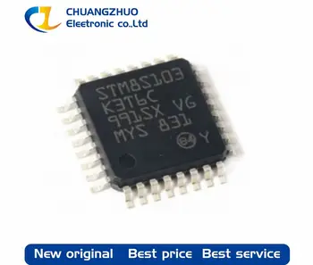 1Pcs Nový, originálny STM8S103K3T6C 1KB 28 16MHz FLASH 8KB LQFP-32(7x7) Microcontroller Jednotky
