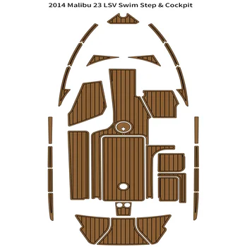 2014 Malibu 23 LSV Plávať Platformu Kokpitu Pad Loď EVA Pena Týk Palube Rohože