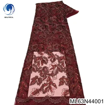 2023 Afriky Elegantné Flitrami Čipky Textílie Kvalitné Vyšívané Nigérijský Krásne Party Šaty Bestway francúzsky Tylu ML63N440