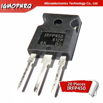 20pcs IRFP450 (N-kanál 14A500V) nový, originálny