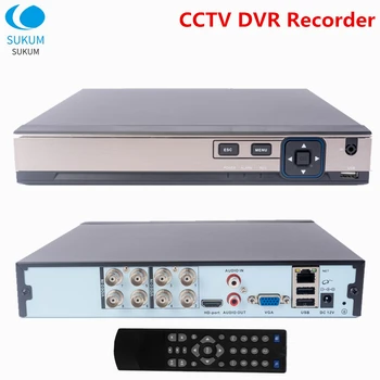4CH 8CH 16CH CCTV AHD DVR Rekordér 5 M-N Hybrid NVR XMEye APP 6 V 1 Bezpečnostný Digitálny Video Rekordér Pre 5MP Analógový IP Kamery