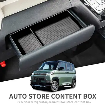 Auto Strednej Opierke Úložný Box Pre MITSUBISHI Delica Mini 2023 stredovej Konzoly Organizátor Kontajnerov Zásobník na Príslušenstvo