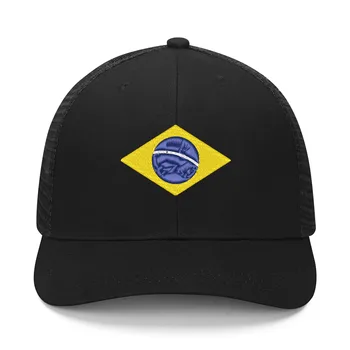 Brazília Vlajkou Výšivky Hat Pánske Dámske Športové Baseball Klobúk Priedušný Oka Letná Slnečná Clona Pokrývku Hlavy Zákazku Čiapky Logo