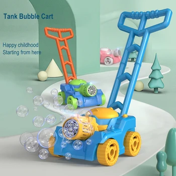 Bublina Vozíka Hračky, Automatické Kosačky Na Trávu Tvar Bubliny Stroj Letné Hry Vonkajšie Push Auto Dary Deti Bublina Na Trávu Deti Hračka