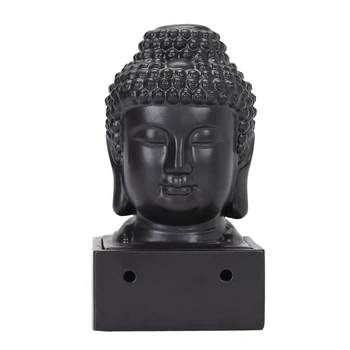 Buddha Hlavu Kadidlo Cievka Horák Keramické Aromaterapia Sporák, Domáce Vnútorné Santalového Dreva Agarwood Uctievanie Stôl Set Zen Ornament