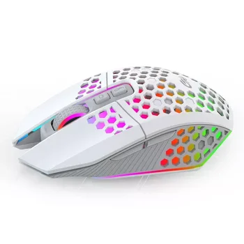 Dobíjacia Herná Myš Office USB Bezdrôtovej RGB Myš Pre Notebook PC Myš Hráč RGB 1600 DPI LED Podsvietený Tichý