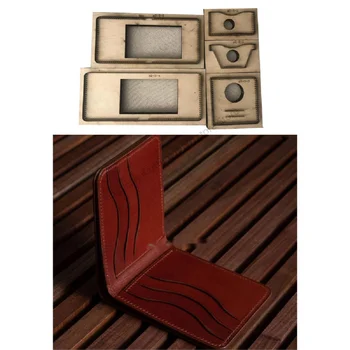 Drevené Die Kusy DIY Peňaženky, Kožené Fréza Formy Punč Nástroje Vhodné Pre Die Rezací Stroj(11 cm x 8,5 cm)