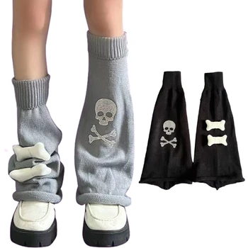 Dámske Predĺžiť Japonský Sladké Dievča Leg Warmers Kryt Vrchovatá Ponožky Kostým P8DB