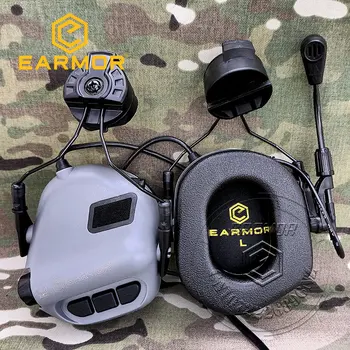 EARMOR M32H MOD4 Vojenské Taktické Headset ARC Železničnej Adaptér Nastavenie Šumu Leteckej Komunikácie Softair Slúchadlá