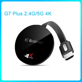G7 a 2.4 G/ 5G 4K Bezdrôtový WiFi Zrkadlenie Kábel Adaptéra HDMI 1080P Displej Dongle pre iPhone Xiao Huawei Android Telefónu k TV
