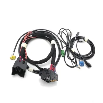 GPS Refitting Kábel CD 5.8 6.5 8 Palcový MIB Adaptér Elektroinštalácia pre VW Golf 7 MK7 Sportsvan Touran