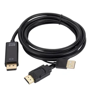 HDMI / DP Konverzný Kábel Na PS4 DP Displej Kábel Je Vhodný Pre macOS notebook/Stolový Počítač Doska