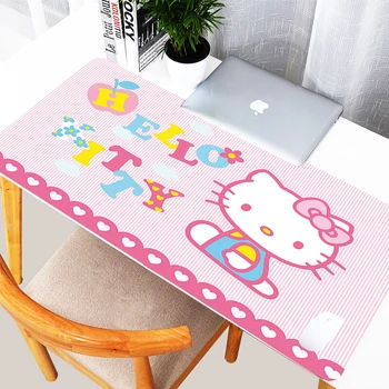 Hello Kitty Pink Veľké Anime Podložka pod Myš Herné Príslušenstvo Kawaii Office Klávesnici Počítača Mousepad XXL PC Gamer Notebook Stôl Mat