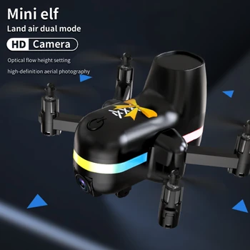 Hučí 2.4 G Dual Camera AE18 Mini Drone Optický Tok Hover Prekážkou Vyhýbanie Mobilné Diaľkové Ovládanie Quadcopter Hračka Darček pre Deti