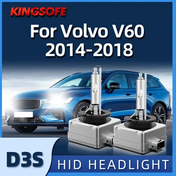 KINGSOFE 2ks D3S HID Žiarovky, Xenónové Reflektor 38000LM Svetlomet Svetla 6000K Pre Volvo V60 2014 2015 2016 2017 2018