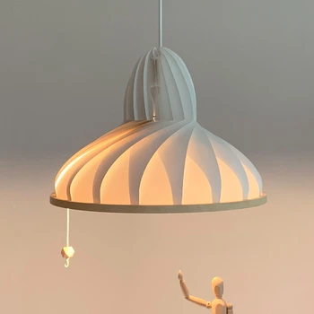 Luster B & B Nordic Reštaurácia Obývacia Izba, Spálňa Štúdiu Creative Tienidlo Instagram Oka Červené Slnko Origami Lampa