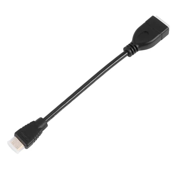 Mini HDMI Kábel HDMI, Kábel Tvorba 0.5 Ft Mini-HDMI Samec Na HDMI Žena Adaptér, Podpora 1080P Full HD, 3D, 0.15 M, Čierna