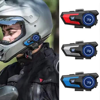 Motocykel Bezdrôtový Headset Bluetooths Motocyklové Prilby Komunikačný Headset Prenosné Vonkajšie Cyklistické Nepremokavé Headset Na Bicykli