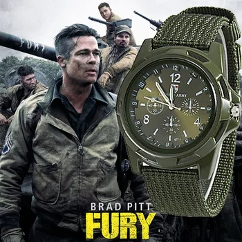 Muži Nylon kapela Vojenské sledovať Gemius Army hodinky Vysokej Kvality Quartz Mužov športové hodinky Bežné náramkové hodinky