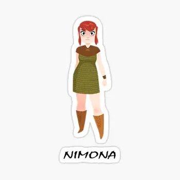 NIMONA Nálepky, Nálepky na Notebook, Spálňa Decor Auto Roztomilý Kreslený Umelecké Módne Verejného Kufor