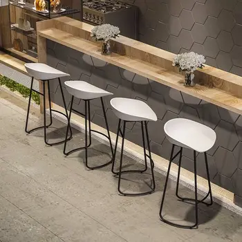 Nordic jednoduché módy stolice kovaného železa moderný bar bar stolice na recepcii domov vysoká stolička cadeiras altas para cozinha americana