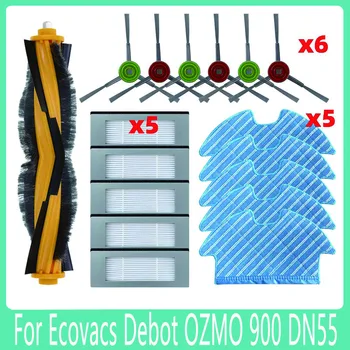 Pre Ecovacs Debot OZMO 900 DN55 905 Navi Hlavné Bočné Kefa Hepa Filter Mop Utierky Robotický Vysávač Príslušenstvo Náhradné