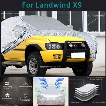 Pre Landwind X9 210T Full Auto Zahŕňa Vonkajšie Slnečné uv ochrany Prach, Dážď, Sneh Ochranné Auto Ochranný kryt