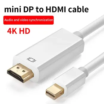 Projektor 4K*2K 1.8 M Pozlátené kábel Kábel Adaptéra Mini DP na kompatibilný s HDMI、 Video Kábel