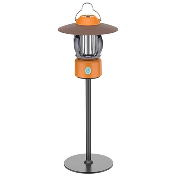 Retro Závesné Lampy Prenosné Camping Lampa Baterka Multifunkčné Nabíjateľná Osvetlenie