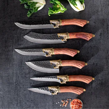 Ručne Kované Z Nehrdzavejúcej Ocele Boning Nôž Kuchynské Nože Na Ryby Sushi Nože Socha Sekáčik Ovocia, Zeleniny Rezného Nástroja