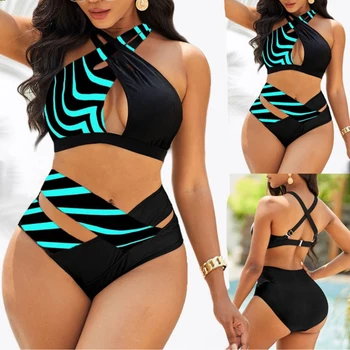 Sexy Micro Bikini 2023 Ženy Okolo Brazílske Bikini Set Žena Skladaný Plavky Nový Trojuholník, Plavky, Plážové Oblečenie Plavky