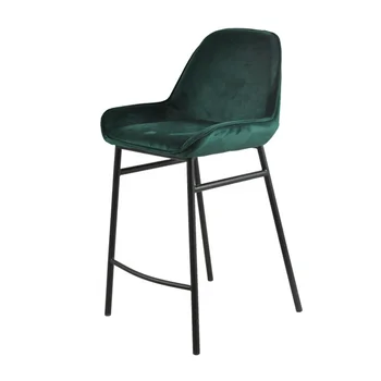 Skladom 2022 nový dizajn obchodný nábytok, Moderné Kovové Nohy vysoké barové stoličky s PU kožené Čalúnené sedenie