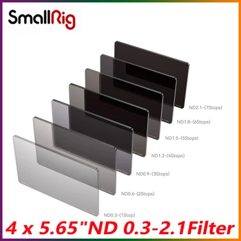 SmallRig 4 x 5.65 ND Filter 0.3 /0.9/1.5/1.8/2.1（1/3/5/6/7 Stop）Filter Vodotesný Pre 4 x 5.65