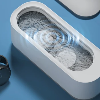 Smart Ultrazvukové Čistenie Stroj Ultrazvukového Kúpeľa Šperky Krúžok Okuliare, Hodinky 45000Hz Vysoká Frekvencia Vibrácií Umývanie Nástroj