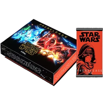 STAR WARS Bitka Predbežnej Zber Karty pre Dieťa Darček Luke Skywalker Han Solo Samoopaľovacie Anime Zberateľskú Flash Kartu Tabuľka Hračka