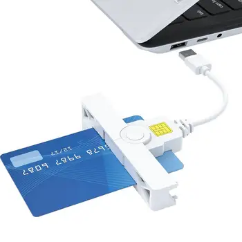 USB CAC Reader USB C Spoločný Prístup k Smart Card Reader USB C CAC Reader Pre Os Domov Finančných Win Linux Vlády