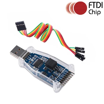 USB na 3,3 v, 5 v TTL Converter FTDI UART Sériový Adaptér