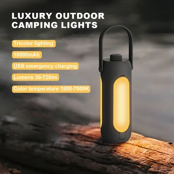 USB Nabíjateľné LED Núdzové Osvetlenie Domu, Vonkajšie Prenosné Svietidlá Skladacie Nepremokavé Žiarovka Svietidla BBQ Camping Svetlo