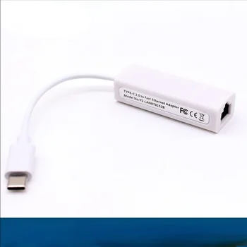 Zliatina hliníka USB Ethernet USB-C Do RJ45 Lan Adaptér pre MacBook Pro Samsung Galaxy S9/S8 Typ C Sieťovú Kartu USB Ethernet