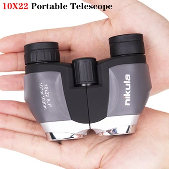 10X22 Kompaktný Ďalekohľad HD Ďalekohľad pre Smartphone Nočné Videnie Spyglass Silné a Dlhé Vzdialenosti Ďalekohľady Poľovnícke Táborenie