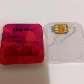 1Pc Kráľ-sim/LTE Odblokovanie Karty Nálepka Pre iphone 6/7/8/XS/XR/XSMAX/11/12/13PM