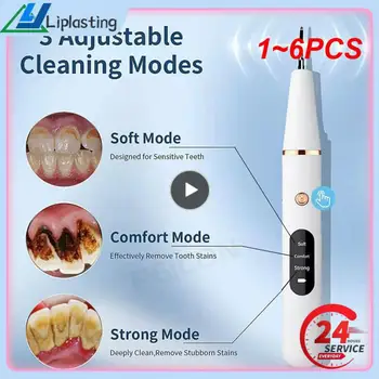 1~6PCS Ultrazvukové Kalkul Odstraňovač Zuby Doska Scaler zubného kameňa Kvapiek Škvrny Čističom Elektrické Zubného Kameňa