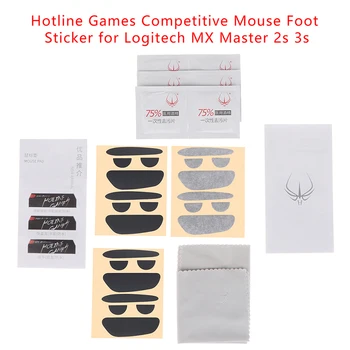 2/4Pair Úroveň hospodárskej Súťaže Myši Nohy Glide Nálepka Pre Logitech MX Master 2S Konkurenčné Myši Nohy Nálepky