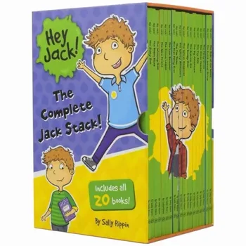 20 Kníh/Set Hej, Jack Kompletnú Zbierku Deti Baby Slávnej Anglickej Rozprávky Detskej Knihy Nastaviť Dieťa Pred Spaním Knihy