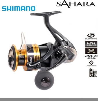 2022 Original SHIMANO SAHARA Rybárske Koleso 500 1000 C2000S 2500 C3000 4000XG C5000XG AR-C Spinning Fishing Cievky