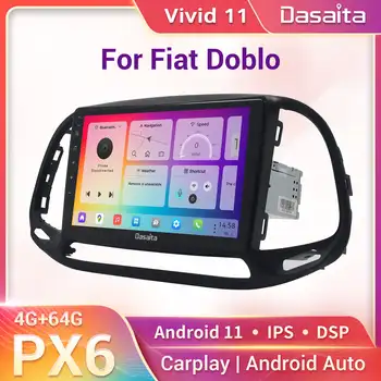 2023 Android11 Multimediálny Prehrávač pre Fiat Doblo 2015 až 2021 DSP HD IPS 1280*720 Carplay Android Auto AHD Rádio