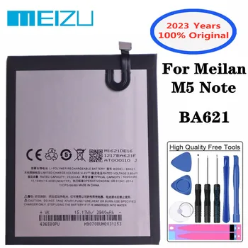 2023 rokov BA621 Originálne Batérie Pre Meizu M5 Poznámka 5 Note5 M621N M621Q M621H M621M 4000Ah Kvalitné Batérie Telefónu + Nástroje