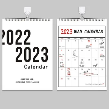 2023 Stožiare, Denný Plán Ručne maľované Kalendár Mesačný Plán Programu Plánovač nástenný Kalendár Office Dodanie
